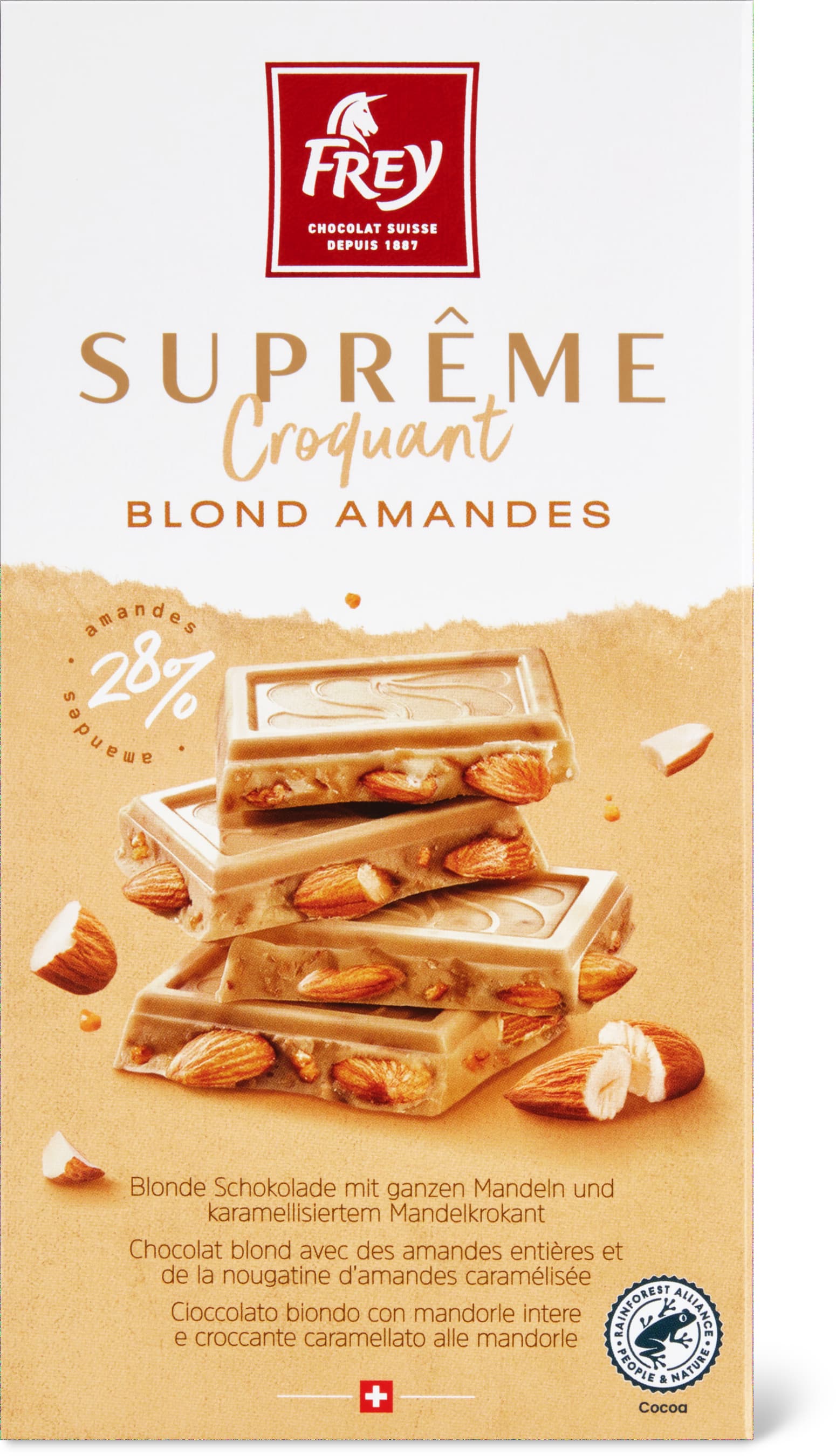 Blond Amandes cioccolato biondo con mandorle